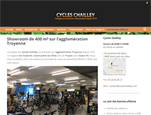 Tablet Screenshot of cycleschailley.com